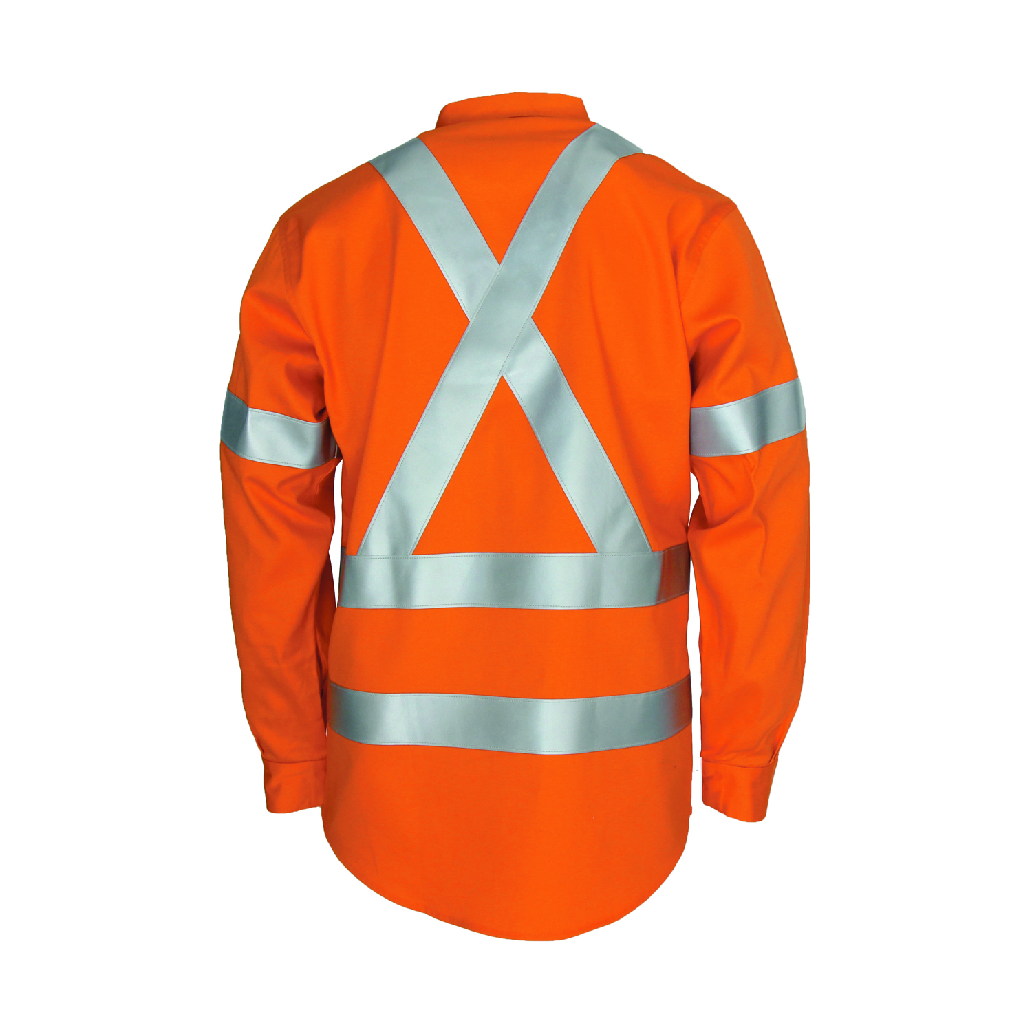 Patron saint flame retardant arc rated closed front shirt with "X" back F/R R/tape - L/S 3408