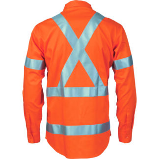 Cotton Shirt "X" Back PRO R/Tape - L/S 3546