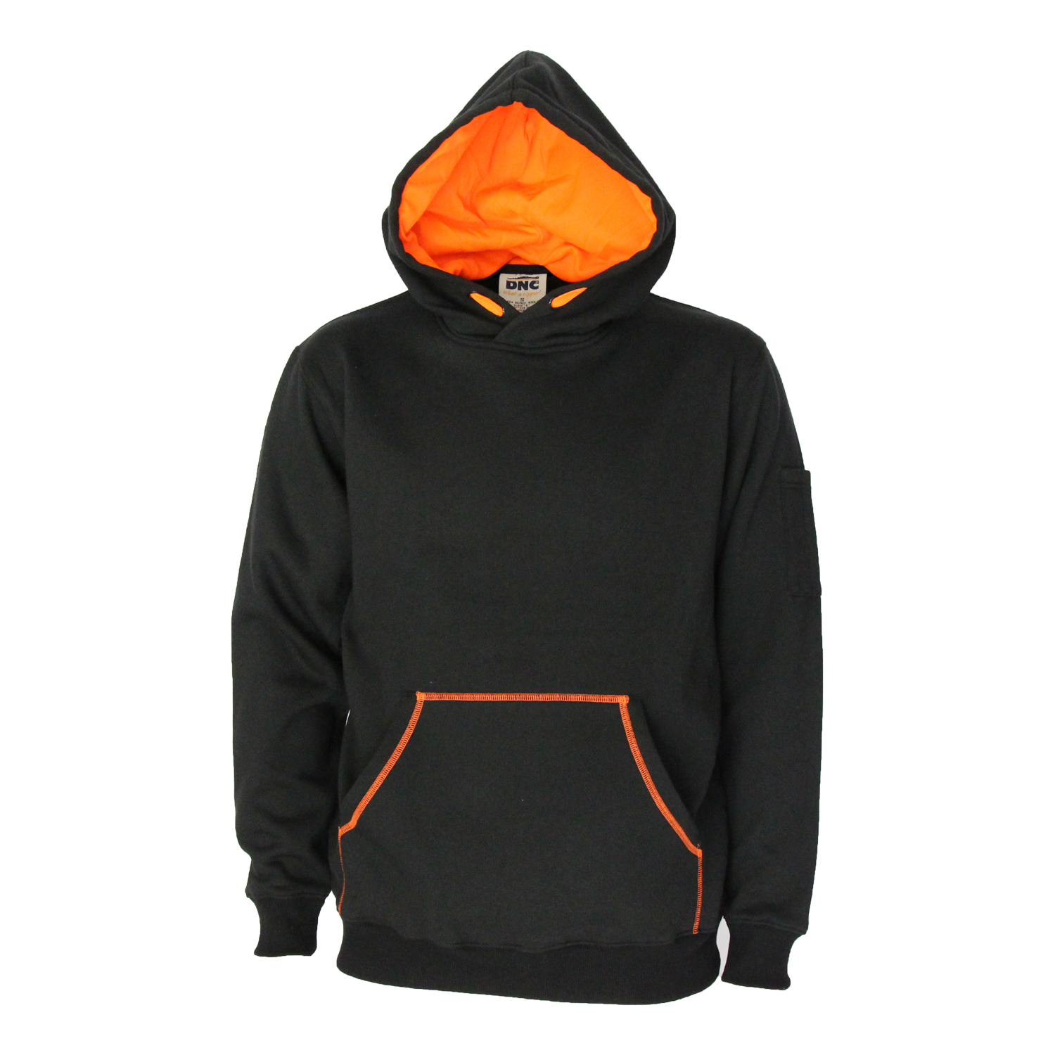 Kangaroo pocket super brushed fleece hoodie 5423