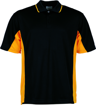 Mens Breezeway Panel Polo160GSM Polyester - Workwearlink & Embroidery