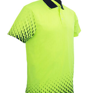 Unisex Adults Hi-Vis Gradient Polo 0703